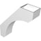 Ekena Millwork 6-in. W x 22-in. D x 26-in. H Legacy Architectural Grade PVC Knee Brace BRCP06X22X26LEC - alternate 2